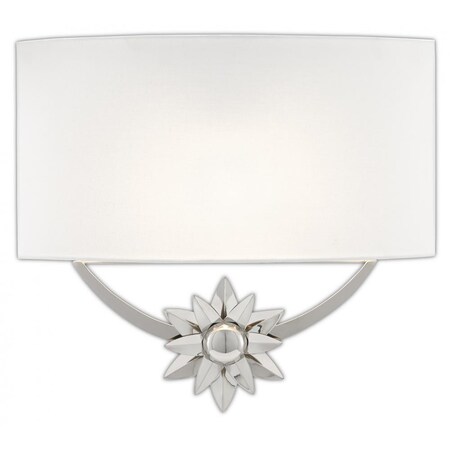 Currey Dayflower Nickel Wall Sconce 5900-0032